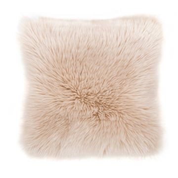 Pernă Tiseco Home Studio Sheepskin, 45 x 45 cm, bej