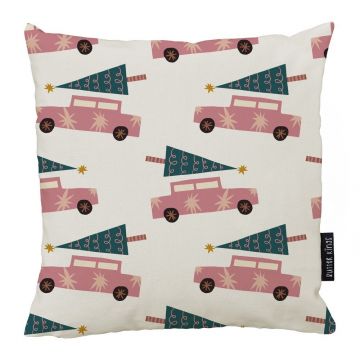 Pernă decorativă 45x45 cm cu model de Crăciun Christmas Ride – Butter Kings