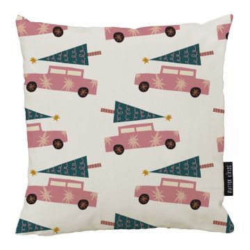 Pernă decorativă 45x45 cm cu model de Crăciun Christmas Ride – Butter Kings