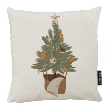 Pernă decorativă 45x45 cm cu model de Crăciun Christmas Tree – Butter Kings