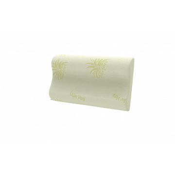 Perna Anatomica Memory  Latex Aloe Vera 40x60x11 cm