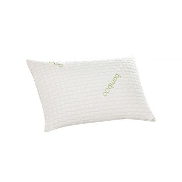 Perna 50x70 cm, Essience Premium Collection, husa tricot bambus; umplutura fulgi memory si nanofibra extrafina; suport orto-cervical