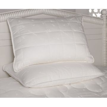 Perna din 70% bumbac si 30% bambus, 50x70, Cotton Box, Alb