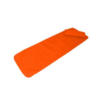 Set saltea si perna pentru sezlong Bedora Summer 60x190 cm, Portocaliu