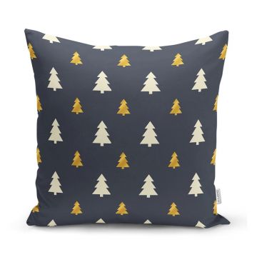 Față de pernă din material textil 43x43 cm cu model de Crăciun – Mila Home