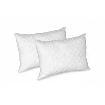 Set 2 perne Alcam, microfibra matlasata, 50x70 cm