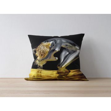Husa de perna, a1179, 43x43 cm, 50% bumbac/50% poliester, Multicolor